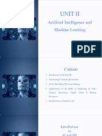 UNIT 2 - Artificial Intelligence and Machine Learning