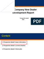 Application Report For New Dealer