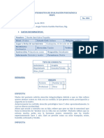 Ficha Integrativa de Evaluación Psicológica Pacte Gael