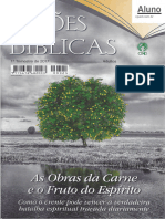 Lição Ad As Obras Da Carne e o Fruto Do Espirito 1º Trimestre 2017