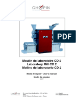 Moulin de Laboratoire CD 2 Laboratory Mill CD 2 Molino de Laboratorio CD 2