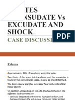 CASE DISCUSSION - ASCITES, TRANSUDATE Vs EXCUDATE AND SHOCK