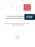 The Synthesis of Adipic Acid From Cyclohexene Utilising Green Procedures