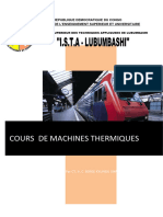 Cours de Machines Thermique Syllabus Par Serge 2019 2020