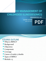 INTEGRATED MANAGEMENT OF CHILDHOOD ILLNESSES (IMCI) BY ADEBOBOYE For MCPDP