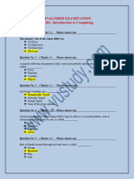 CS101 Solved Mcqs Subjective Papers by Salman