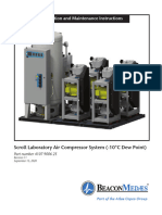 Installation, Operation and Maintenance Instructions: Scroll Laboratory Air Compressor System (-10°C Dew Point)