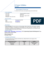 Course Syllabus BTTM 4830 Spring 2024 M