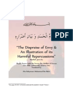 A Khutbha On The Dispraise of Envy and An Illustration of Its Harmful Repercussions