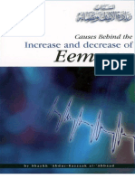 Causes Behind The Increase and Decrease of Faith (Eemaan) by Shaikh 'Abdur Razaq Al-Badr