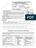 Valoramos Lo Que Nos Ofrece La Institución