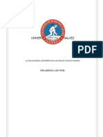 La Evaluación Del Desempeño en La Gestion Del Talento