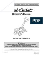 Perator S Anual: Rear Tine Tiller - Model RT 65