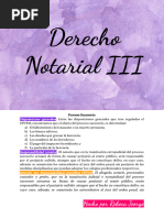 Derecho Notarial III, 3er Parcial