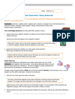 Tiana Pecchia Sticky Molecules GIZMO Student Lab Worksheet