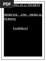 Pamphlet Medicine Updated New