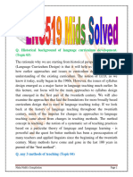 ENG519 - Mids - Solved - by Maha Malik