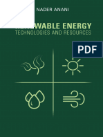 1 Nader Anani - Renewable Energy Technologies and Resources-Artech House (2019)