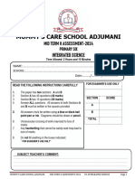 P.6 Mid Term Ii Science 2024 Mcsa