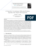 A Cooperative Coevolutionary Differential Evolution Alg - 2015 - Procedia Comput