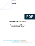 LC LA CADETTE - Comptes Sociaux 2023