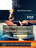 Innovation and Ideas