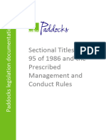 Sectional Titles Act and Rules