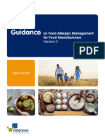 FoodDrinkEuropes Guidance On Food Allergen Management For Food Manufacturers 2022