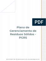 Plano de Gerenciamento de Resíduos - PGRS Goldner