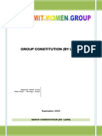 Women Group Constitution