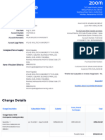 Tax Invoice: Charge Details