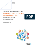 0455 Specimen Paper Answers Paper 2 (For Examination From 2020)