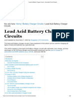 Lead Acid Battery Charger Circuits - Homemade Circuit Projects