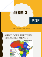 Term 3the Scrable For Africa