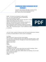 Las Abreviaturas Más Comunes en El Trabajo