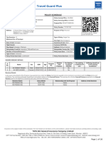 Travel Guard Plus: Policy Schedule