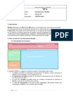 Matlab (Abréviation de Mattrix Laboratory) Est Un Logiciel Qui A Été Conçu Pour Fournir