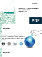 Aula 020 - Hidrosfera - A Importancia Da Agua para Os Seres Vivos