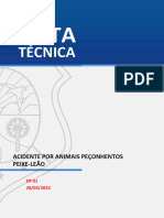 Nota Tecnica ACIDENTE POR ANIMAIS PECONHENTOS - PEIXELEAO - RVJL - 29 - 04 - 2022 - 22 31 1