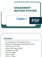 Introduction To MIS Chapter 1