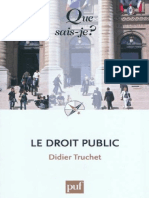 Le Droit Public - Truchet-Didier