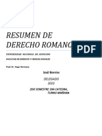 Resumen Derecho Romano I Saul Barrios