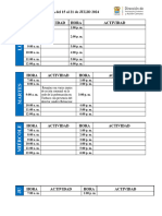 Formato Agenda Semanal