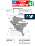 Independencia Del Peru para Cuarto Grado de Primaria