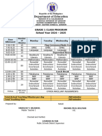 Class Program Matatagmade by Cher Shane 1