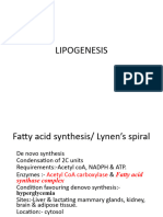 Fatty Acid Synthesis