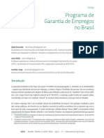 Programa de Garantia de Empregos No Brasil