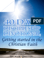 40 Days Discipleship Devotional Book Manuscript