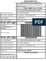 Colvanes SAS Nit 8001853064 Av. Clle 13 # 84-60. Tel 4239900 Lic. Min. Comunic 001368 Del 4/8/2020 Lic. Min. Transp. 0080 Mar/2000