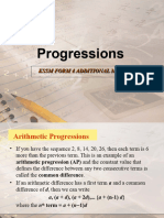 Lesson Notes - Progressions